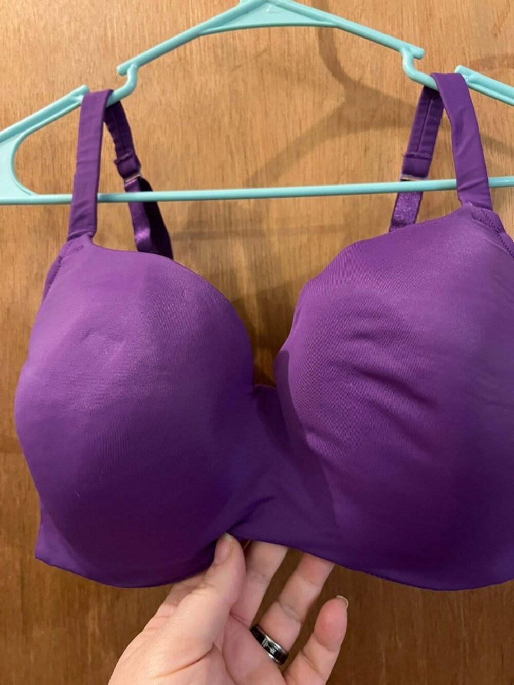 🐻Size 44C - Fashion Bug - Purple Bra w/Light Padding and Underwire